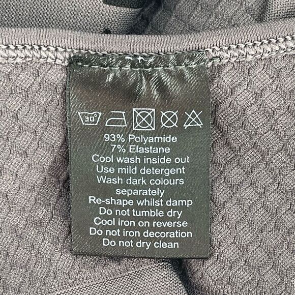 Balance Athletica Energy Top Sport Bra Longline Quartz Collection Small Graphite - Picture 5 of 6